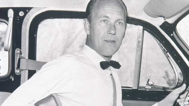 Nils Bohlin, inżynier, który opracował dla Volvo trzypunktowe pasy bezpieczeństwa, fot. Volvo