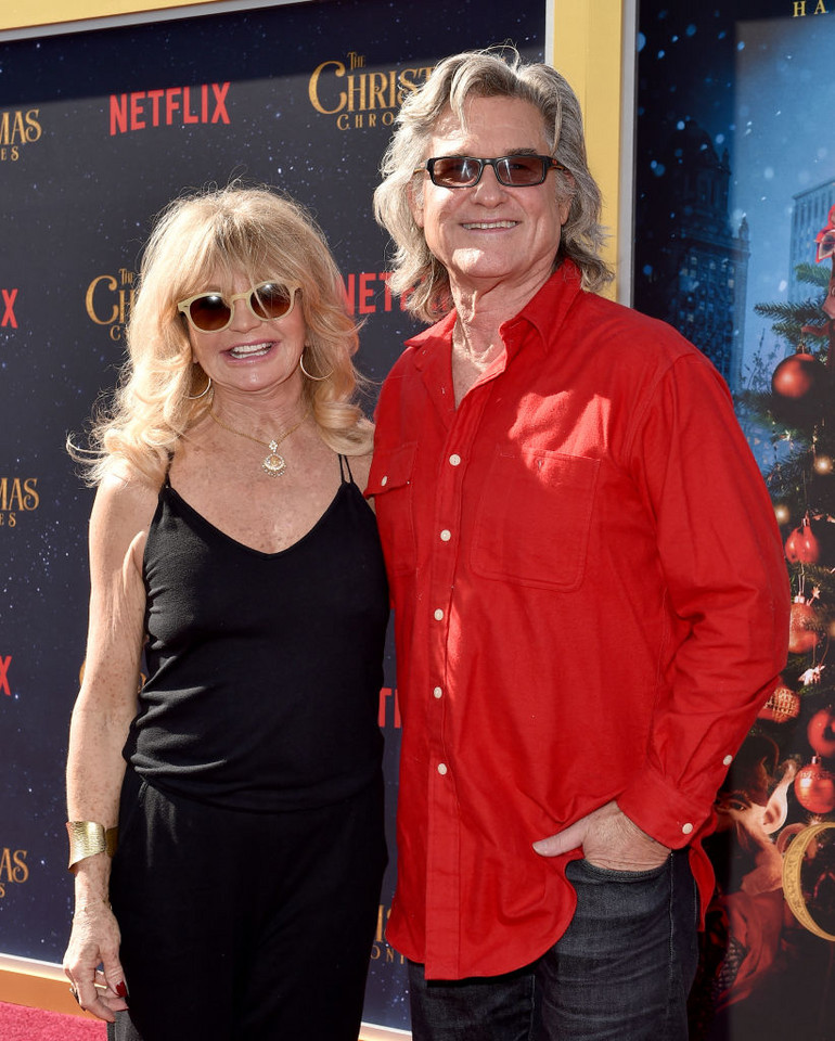 Goldie Hawn i Kurt Russell w 2018 roku