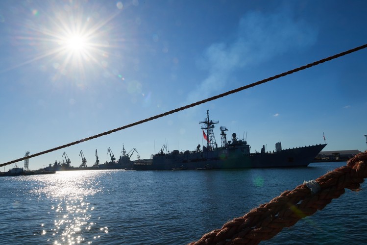 ORP KOŚCIUSZKO W PORCIE WOJENNYM W GDYNI