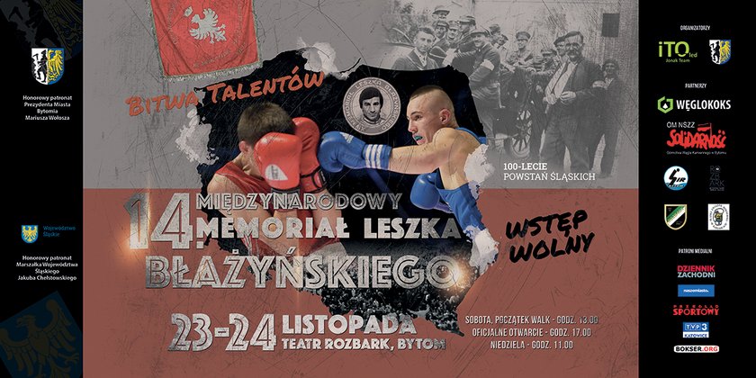 Plakat Memoriału Leszka Błażyńskiego