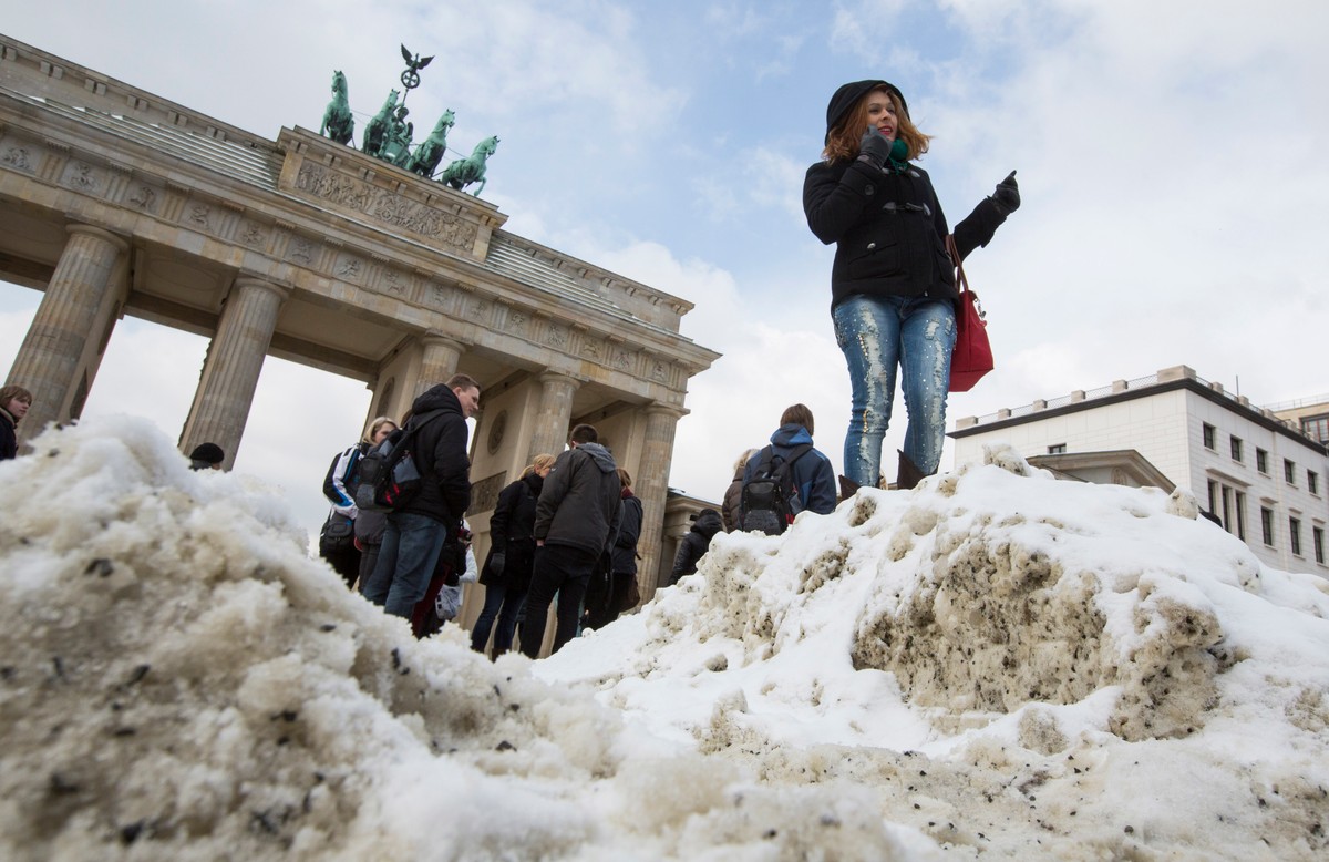 Śnieg w Berlinie