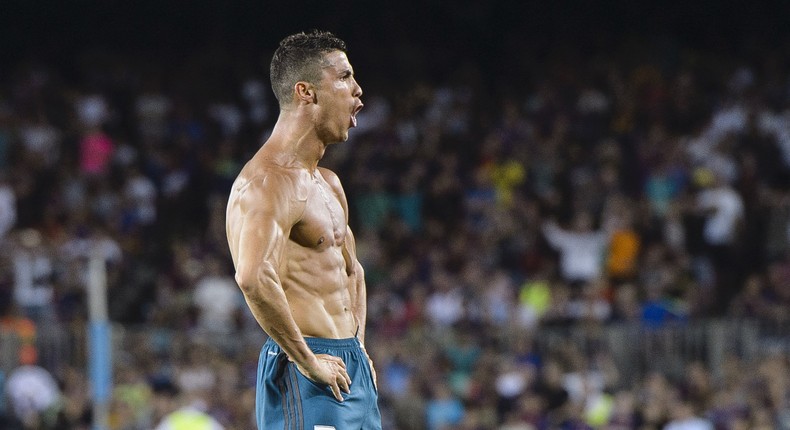 Ronaldo Shirtless