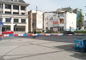 Pala skela u Novom Sadu