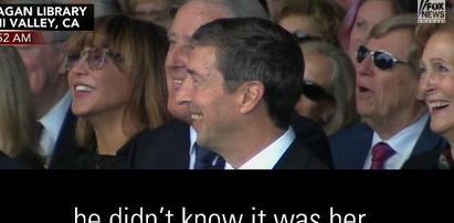 Na pogrzebie Nancy Reagan ludzie płakali ze śmiechu