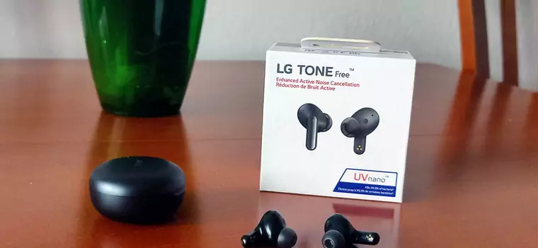 LG Tone Free FP8 - test słuchawek TWS z ANC, które dbają o higienę naszych uszu