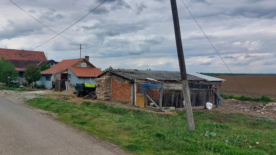 Kuća u kojoj je ubijen M.P. (48) u Hrtkovcima