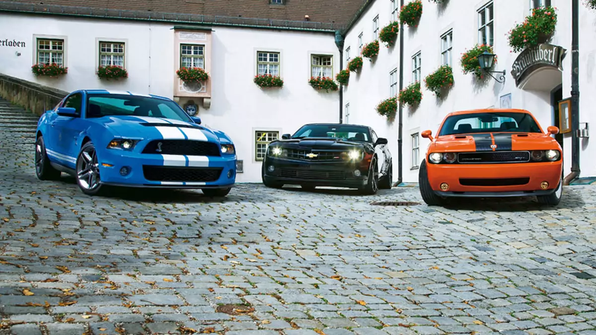 Ford Shelby kontra Chevrolet Camaro i Dodge Challenger