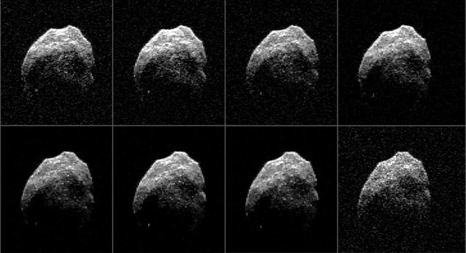 Tak wygląda asteroida 2015 TB145, która minęła Ziemię w Halloween