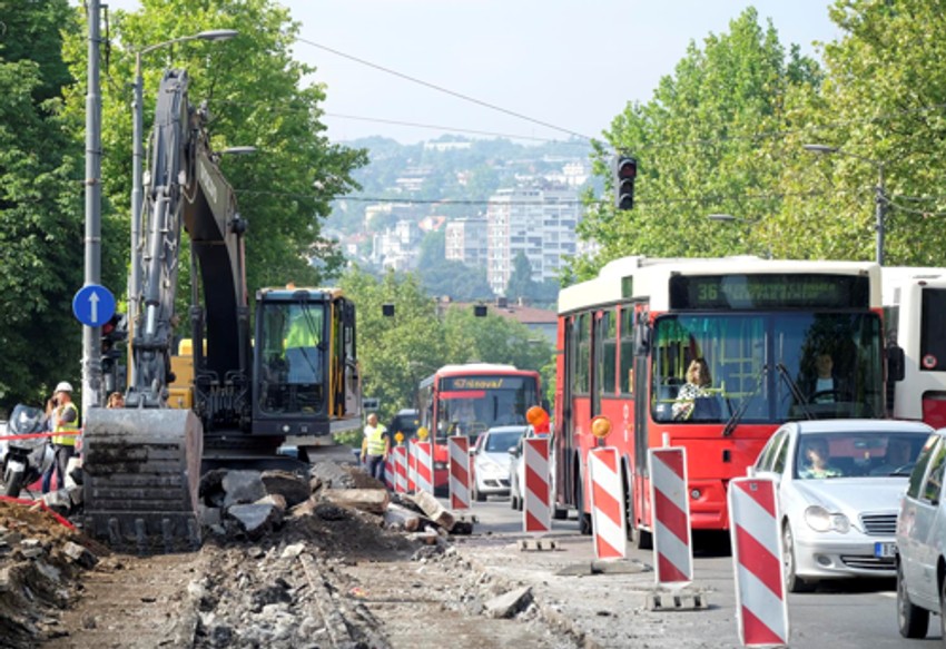 Radovi u Bulevaru oslobođenja