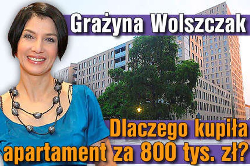 Grażyna Wolszczak. Dlaczego kupiła apartament za 800 tys. zł?