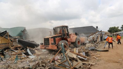 FCTA demolishes 5,000 unapproved buildings in Gishiri/Illustration. [Daily Post]