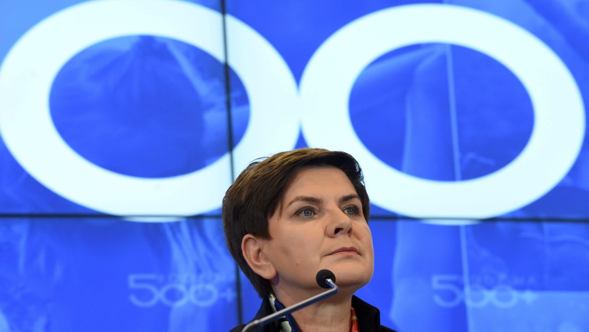 Beata Szydło 500+ 500 plus