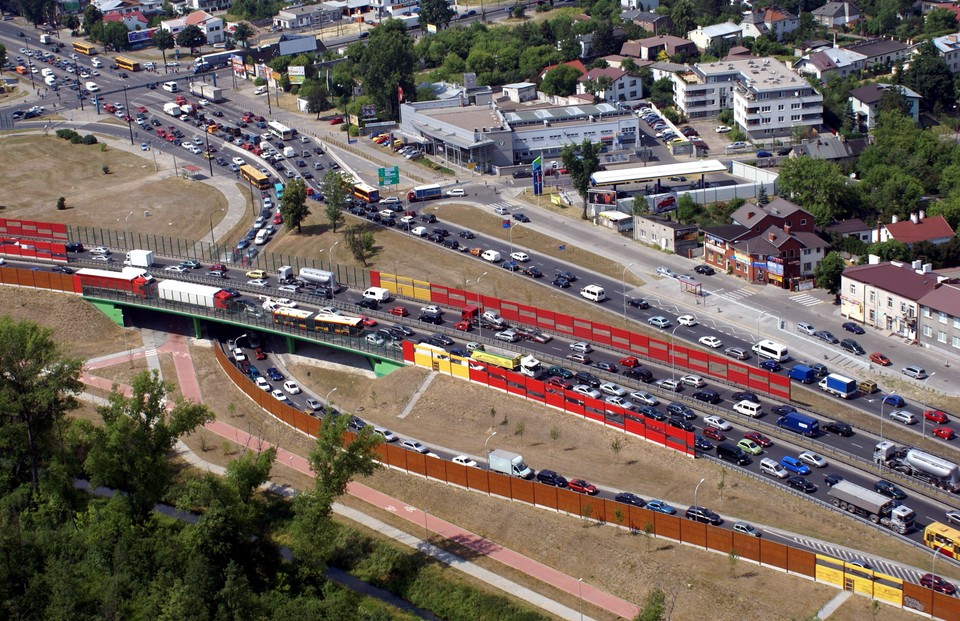 KALEJDOSKOP WARSZAWA TRANSPORT PRZEWOŹNICY PROTEST UTRUDNIENIA