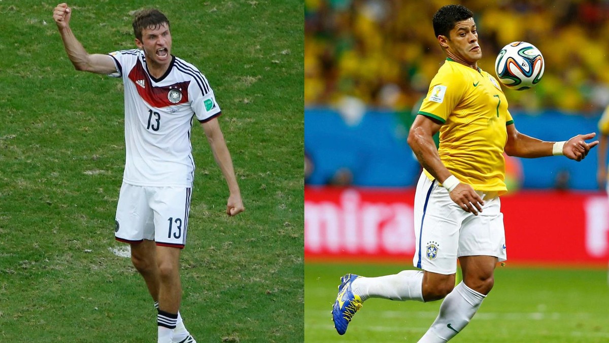 Thomas Müller Hulk Niemcy Brazylia