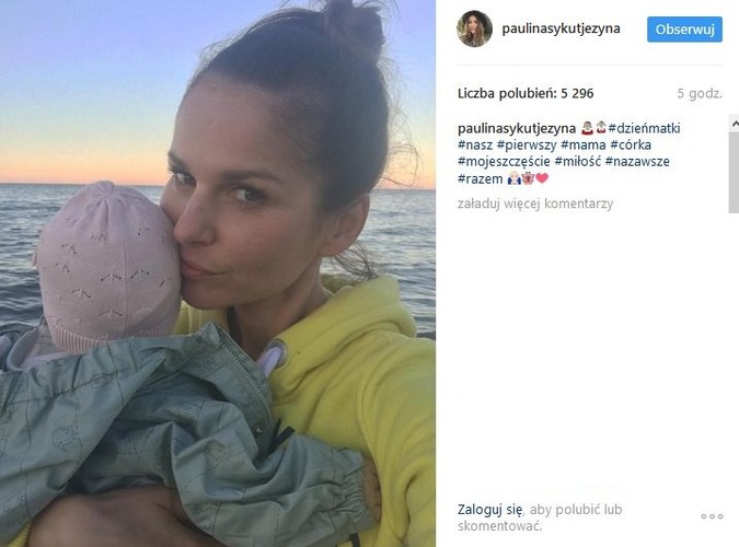 Paulina Sykut z córką