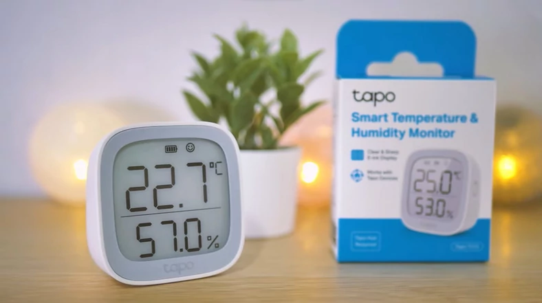 Czujnik i monitor temperatury i wilgotności z serii TP-Link Tapo