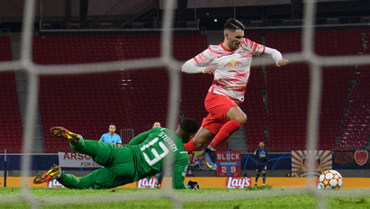 Szoboszlai Dominik gyönyörű gólt lőtt a Manchester Citynek, győzött a Leipzig a BL-ben – videó