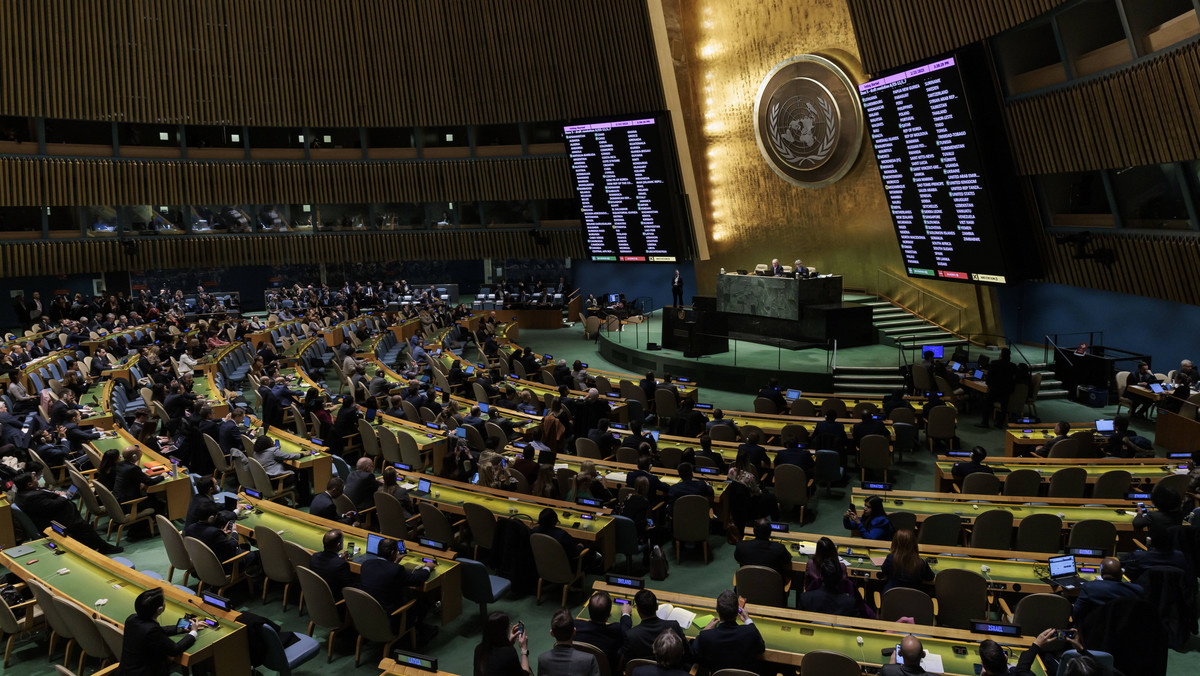 ONZ zabiera głos w rocznicę inwazji na Ukrainę. Sześć państw poparło Rosję