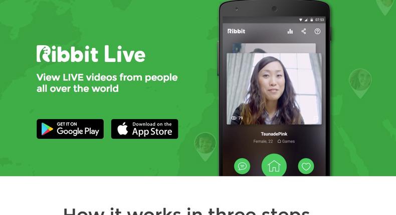 Ribbit Live, an app owned by Snap Interactive.