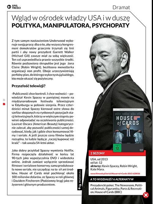 House of Cards to produkcja, która zmieniła oblicze seriali