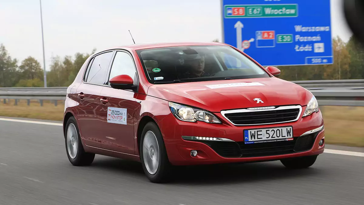 Peugeot 308: test 25 tys. km