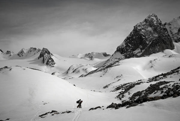 Freeride w górach Tien Szan