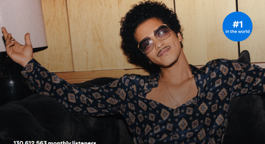 Bruno Mars breaks all-time Spotify monthly listener record for the second time