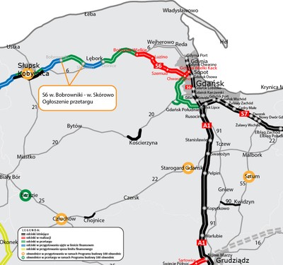 Rusza przetarg na kolejny odcinek drogi S6 wzdłuż wybrzeża [MAPA]
