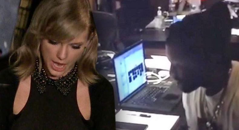 Kanye West, Taylor Swift phone conversation