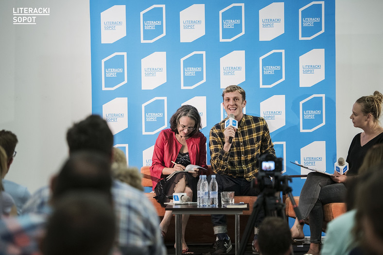 Edouard Louis na festiwalu Literacki Sopot (sierpień, 2018) 