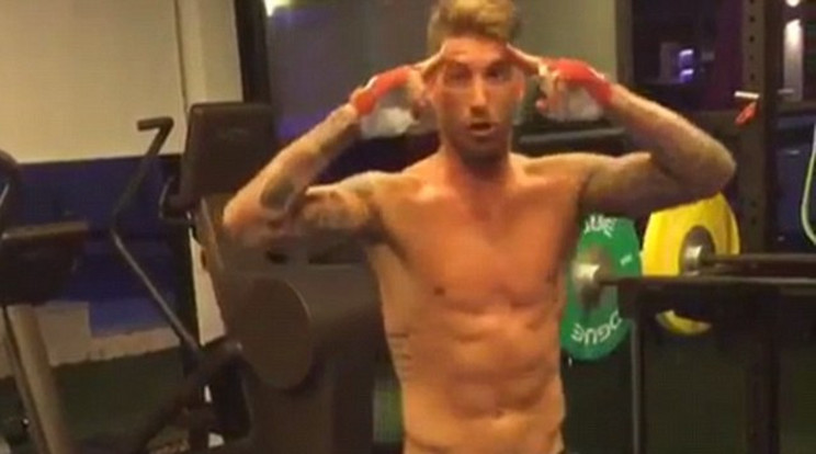 Sergio Ramos nekivetkőzött az edzésnek / Fotó: Instagram