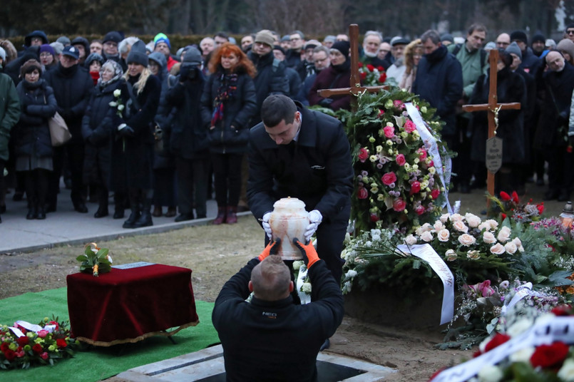 Ceremonia pogrzebowa Krzysztofa Leskiego