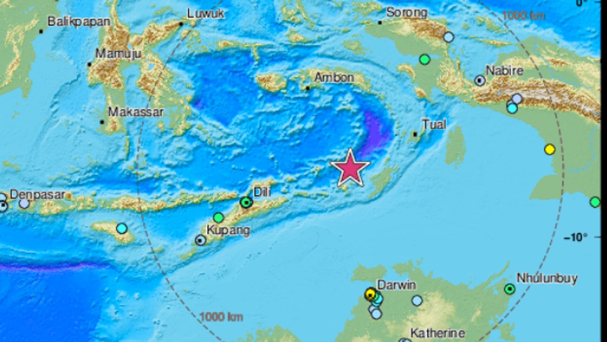 Mieszkańcy Indonezji pełni obaw. Potężne trzęsienie ziemi w pobliżu archipelagu