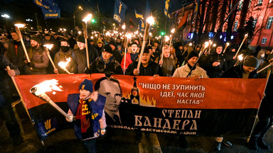 Setki nacjonalistów uczciło w Kijowie pamięć Stepana Bandery