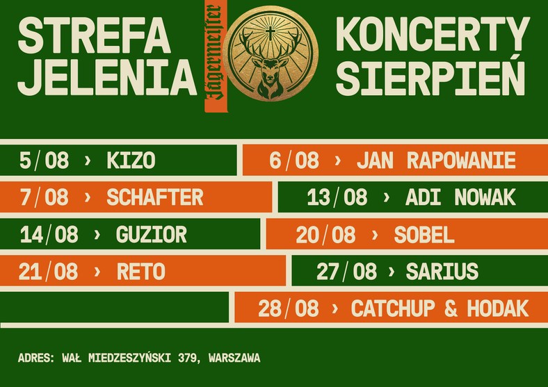 Strefa Jelenia - Line Up