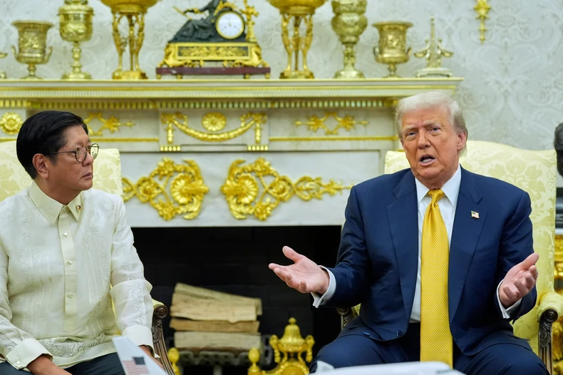 Tramp i filipinski  predsednik  Ferdinand Markos