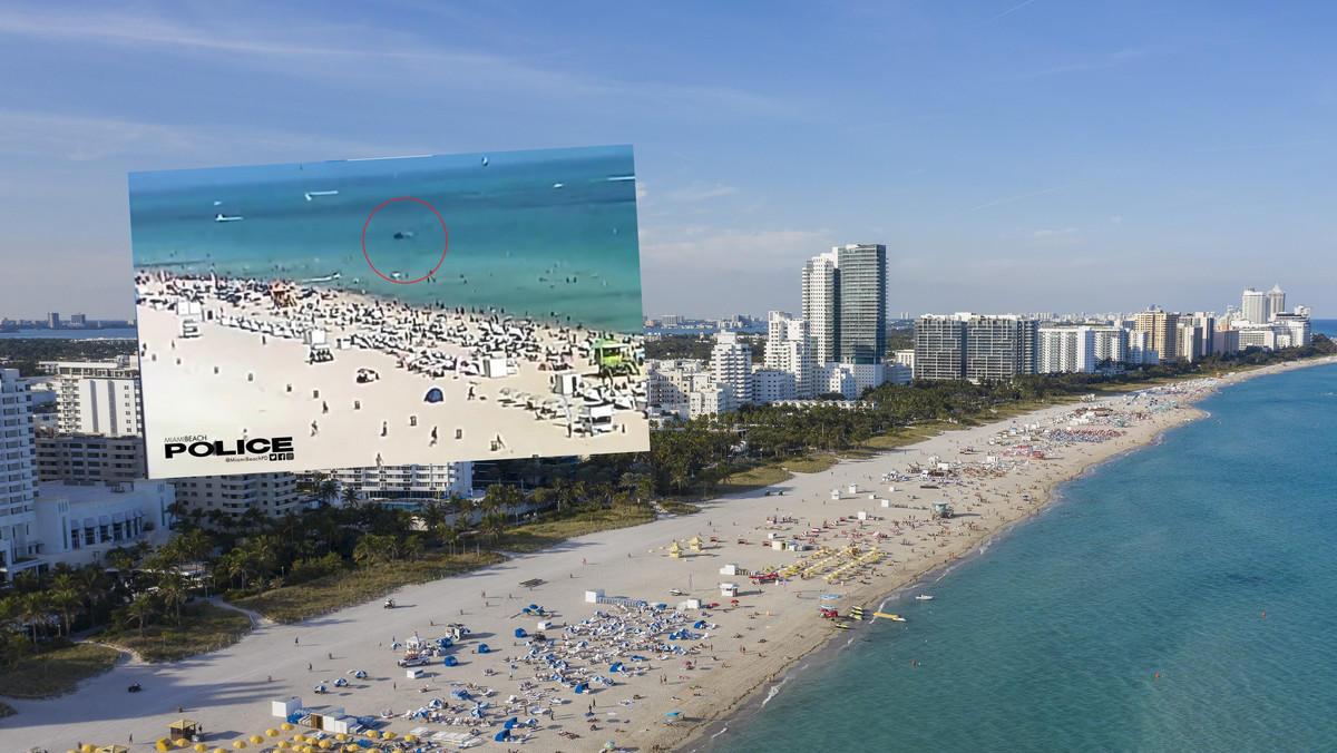 Śmigłowiec spadł wśród plażowiczów w Miami. Ruszyli na pomoc [WIDEO]