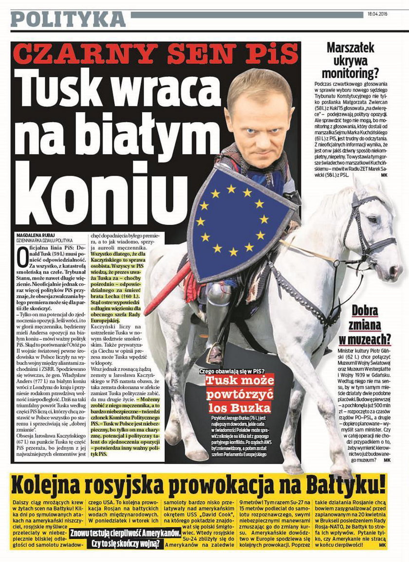 Donald Tusk czyta Fakt? Oto dowód!