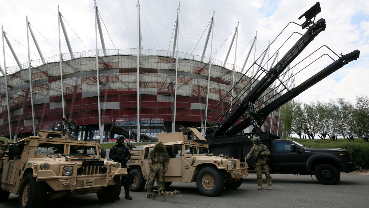Szczyt NATO: ćwiczenia przed Stadionem Narodowym 