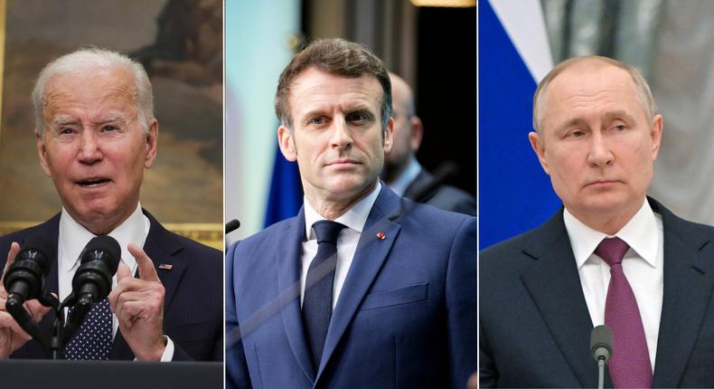 The summit will only take place if Russia does not invade Ukraine, French President Emmanuel Macron's office said.