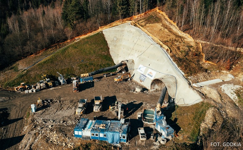 Tunel na drodze S1 Przybędza – Milówka