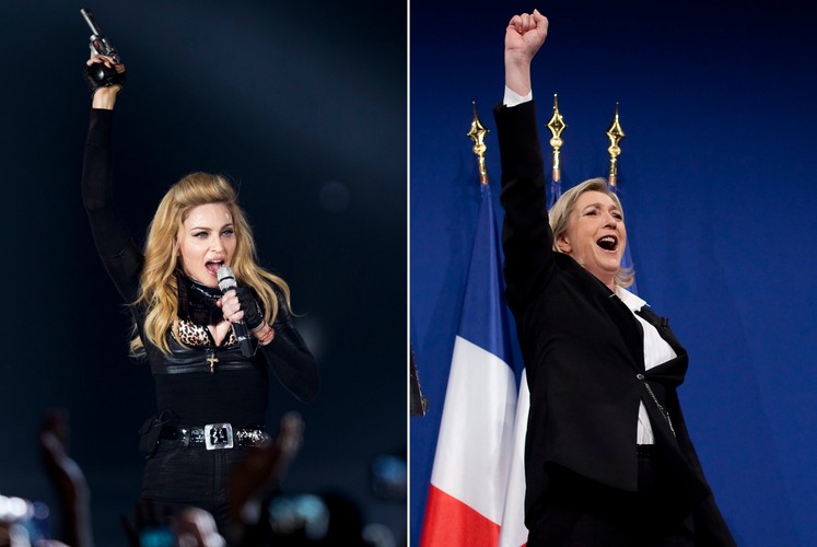 Madonna kontra Marine Le Pen