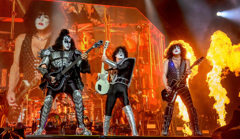 KISS na festiwalu Heavy Metal Rock Festival Copenhell w Kopenhadze w 2022 r.