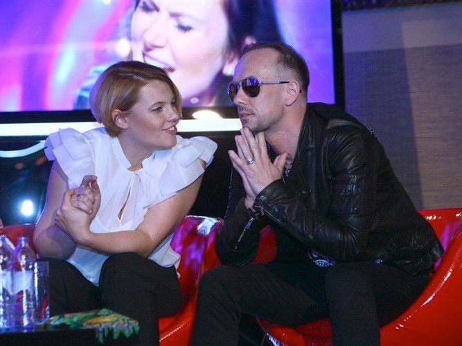 Adam 'Nergal' Darski i Ania Dąbrowska