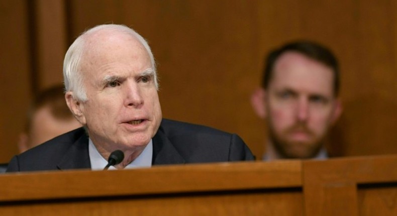 Republican Senator John McCain has lambasted Russia, saying it must be punished for alleged interferece in foreign elections, including last year's US presidential vote