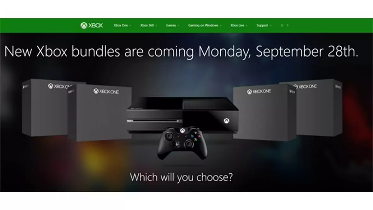 W poniedziałek Microsoft ujawni zupełnie nowe zestawy Xboksa One z nowymi tytułami