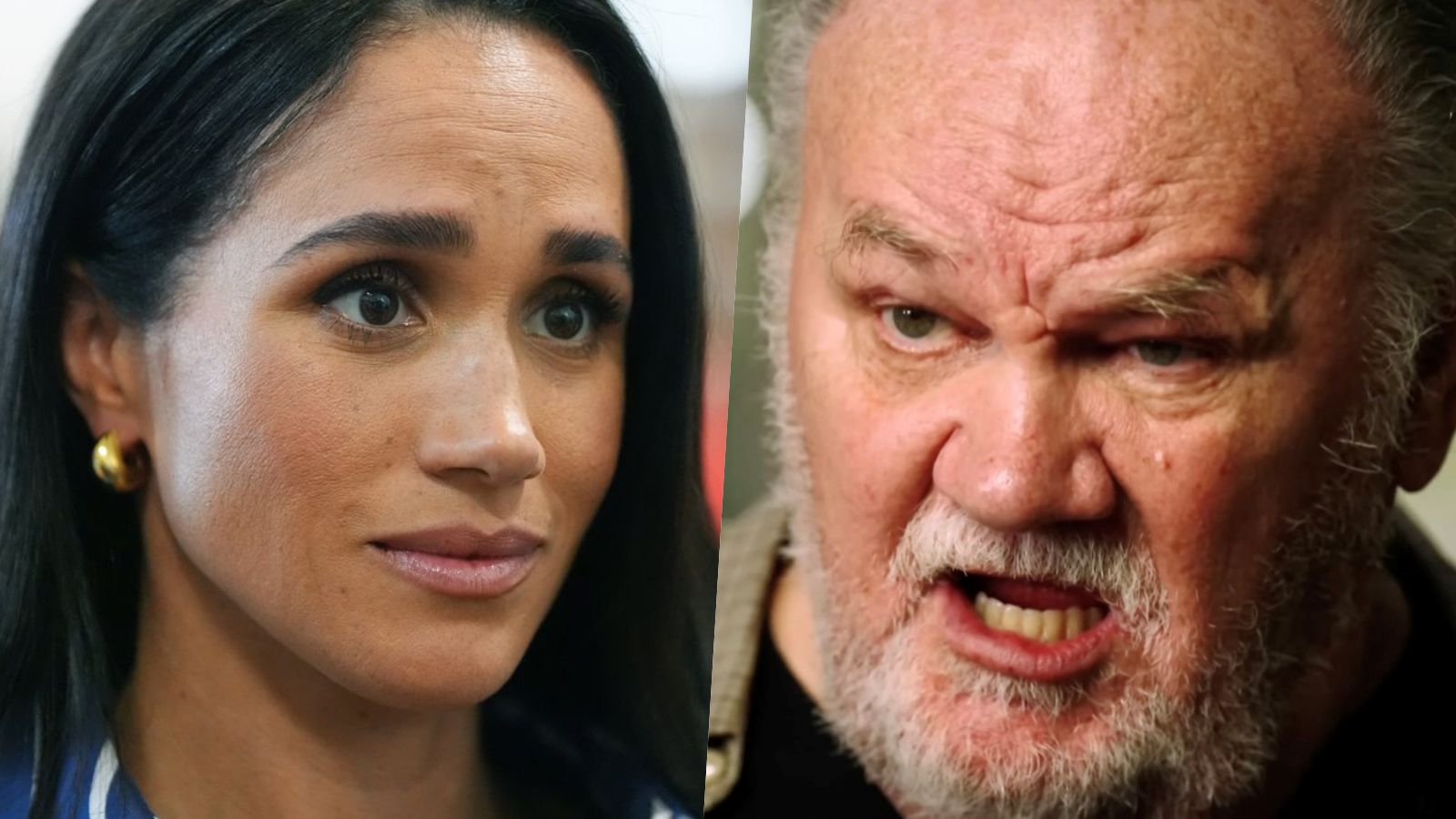 Meghan Markle a jej otec Thomas Markle.
