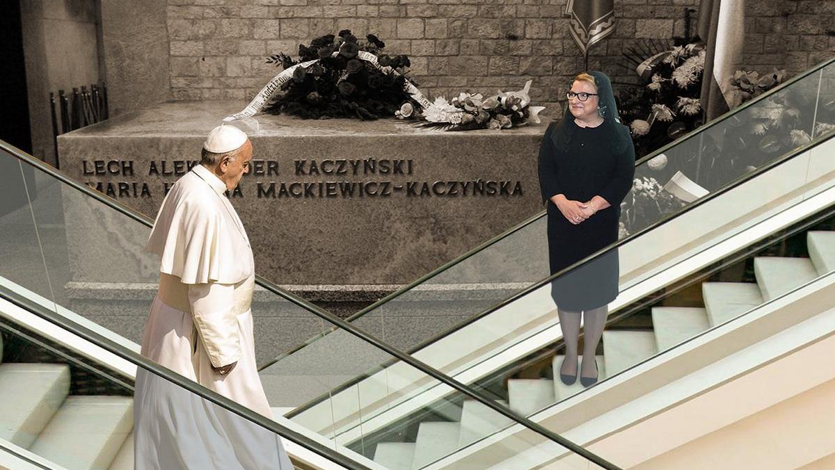 Papież Franciszek i Beata Kempa