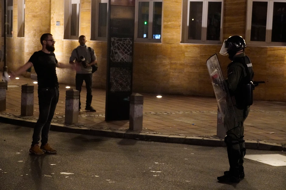 Scena na sa Trga Nikole Pašića