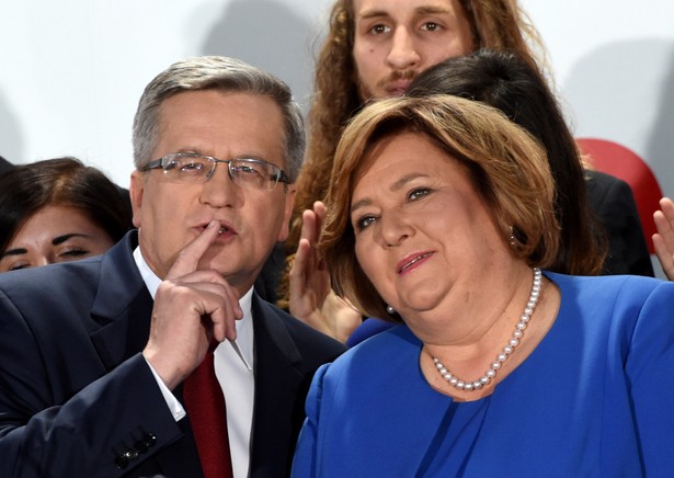 Bronisław Komorowski i Anna Komorowska